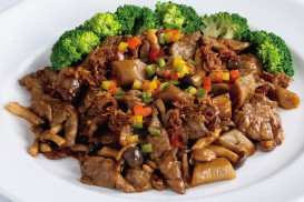 ⑤ 牛肉のXO 醬炒め