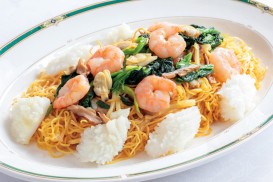 ⑥(中)海鮮入り塩炒め焼きそば