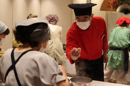 上野料理長から皆さんに直接料理のアドバイスも