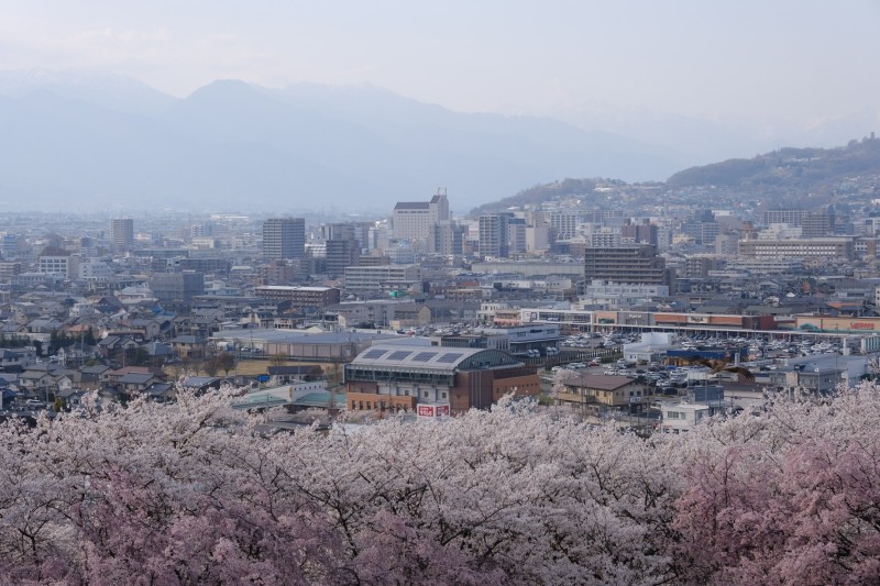 古墳頂上からの眺め